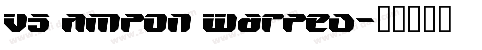 V5 Ampon Warped字体转换